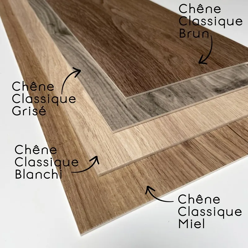Lame PVC Effet Bois Chêne Classique Miel